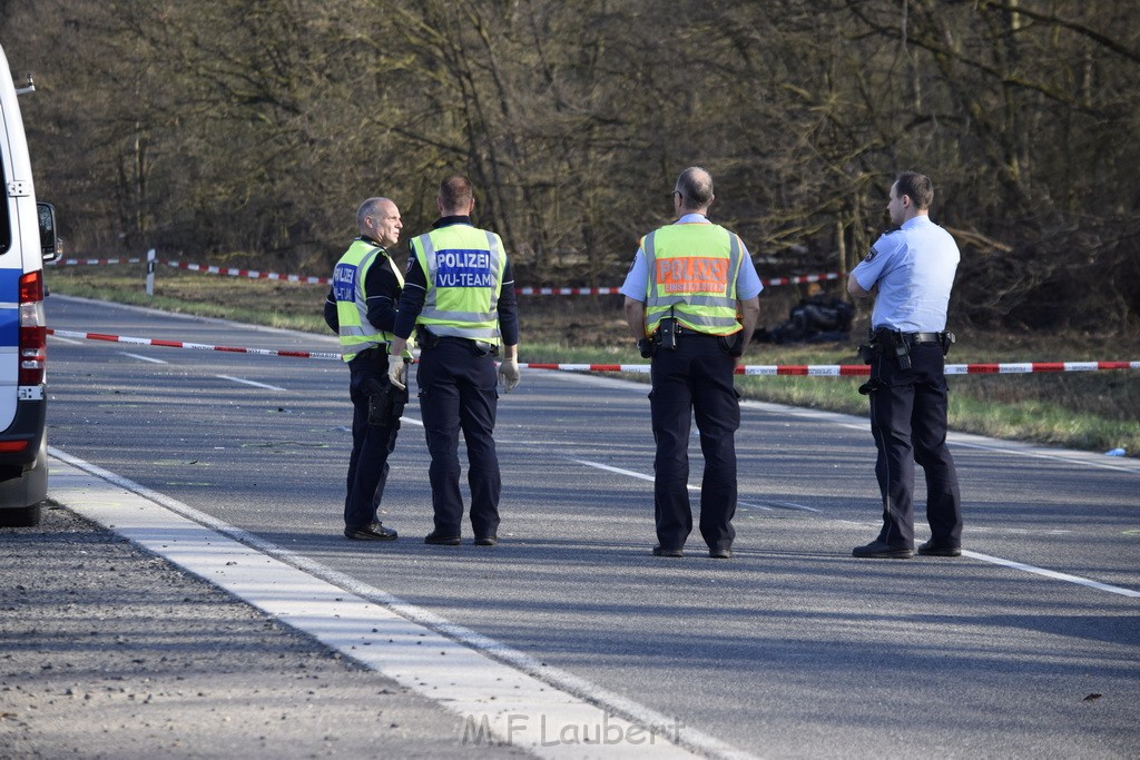 Schwerer VU Krad Fahrrad Koeln Porz Alte Koelnerstr P166.JPG - Miklos Laubert